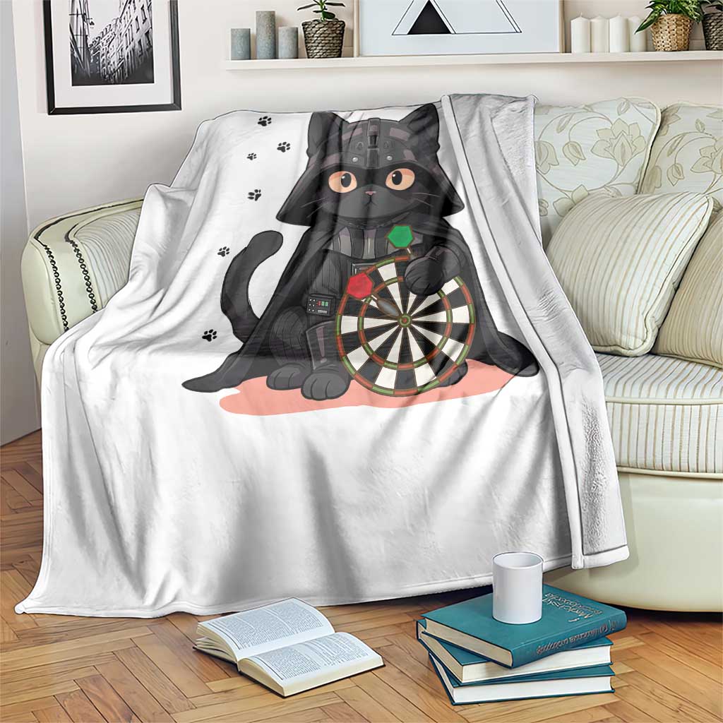 Dark Lord Cat Dartist Gift Throw Blanket Funny Sci Fi Dart Thrower Gift TS12 Print Your Wear
