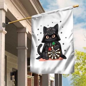 Dark Lord Cat Dartist Gift Garden Flag Funny Sci Fi Dart Thrower Gift TS12 Print Your Wear