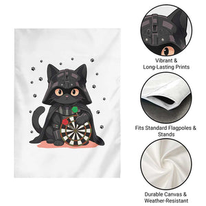 Dark Lord Cat Dartist Gift Garden Flag Funny Sci Fi Dart Thrower Gift TS12 Print Your Wear