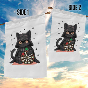 Dark Lord Cat Dartist Gift Garden Flag Funny Sci Fi Dart Thrower Gift TS12 Print Your Wear
