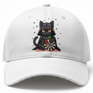 Dark Lord Cat Dartist Gift Baseball Cap Funny Sci Fi Dart Thrower Gift TS12 Print Your Wear