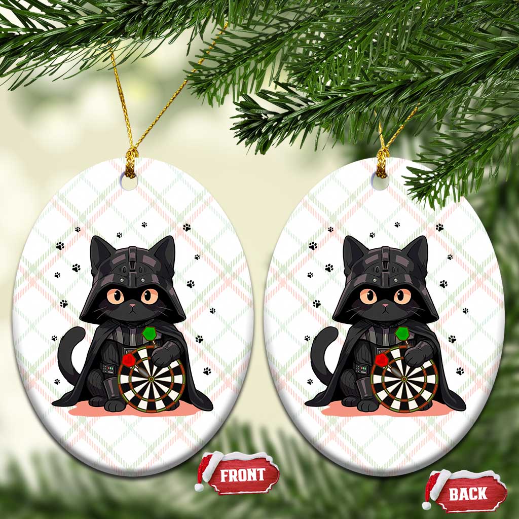 Dark Lord Cat Dartist Gift Ceramic Ornament Funny Sci Fi Dart Thrower Gift TS12 Print Your Wear