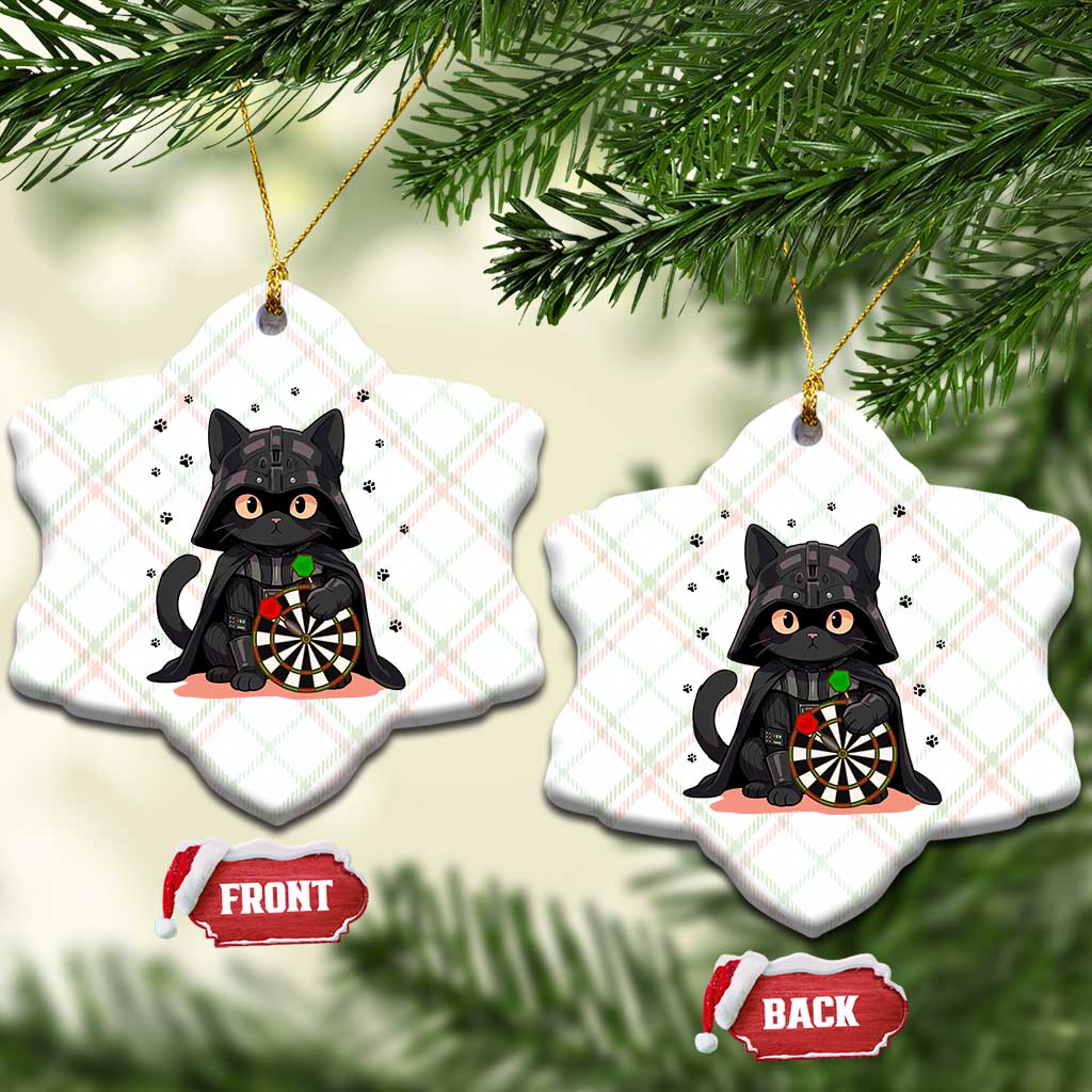 Dark Lord Cat Dartist Gift Ceramic Ornament Funny Sci Fi Dart Thrower Gift TS12 Print Your Wear