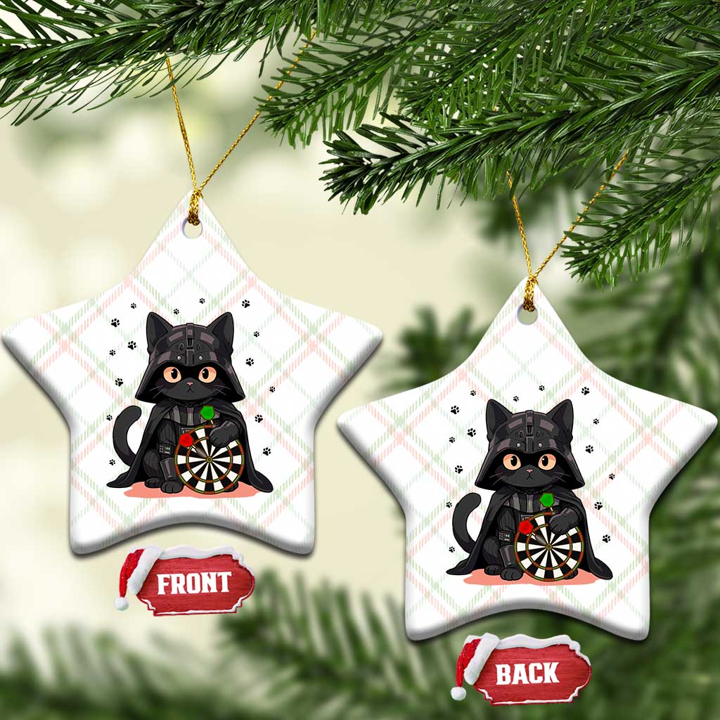 Dark Lord Cat Dartist Gift Ceramic Ornament Funny Sci Fi Dart Thrower Gift TS12 Print Your Wear