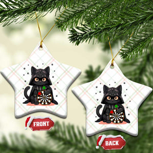 Dark Lord Cat Dartist Gift Ceramic Ornament Funny Sci Fi Dart Thrower Gift TS12 Print Your Wear