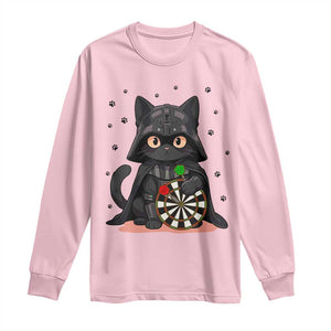 Dark Lord Cat Dartist Gift Long Sleeve Shirt Funny Sci Fi Dart Thrower Gift TS12 Light Pink Print Your Wear