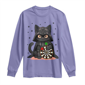 Dark Lord Cat Dartist Gift Long Sleeve Shirt Funny Sci Fi Dart Thrower Gift TS12 Violet Print Your Wear