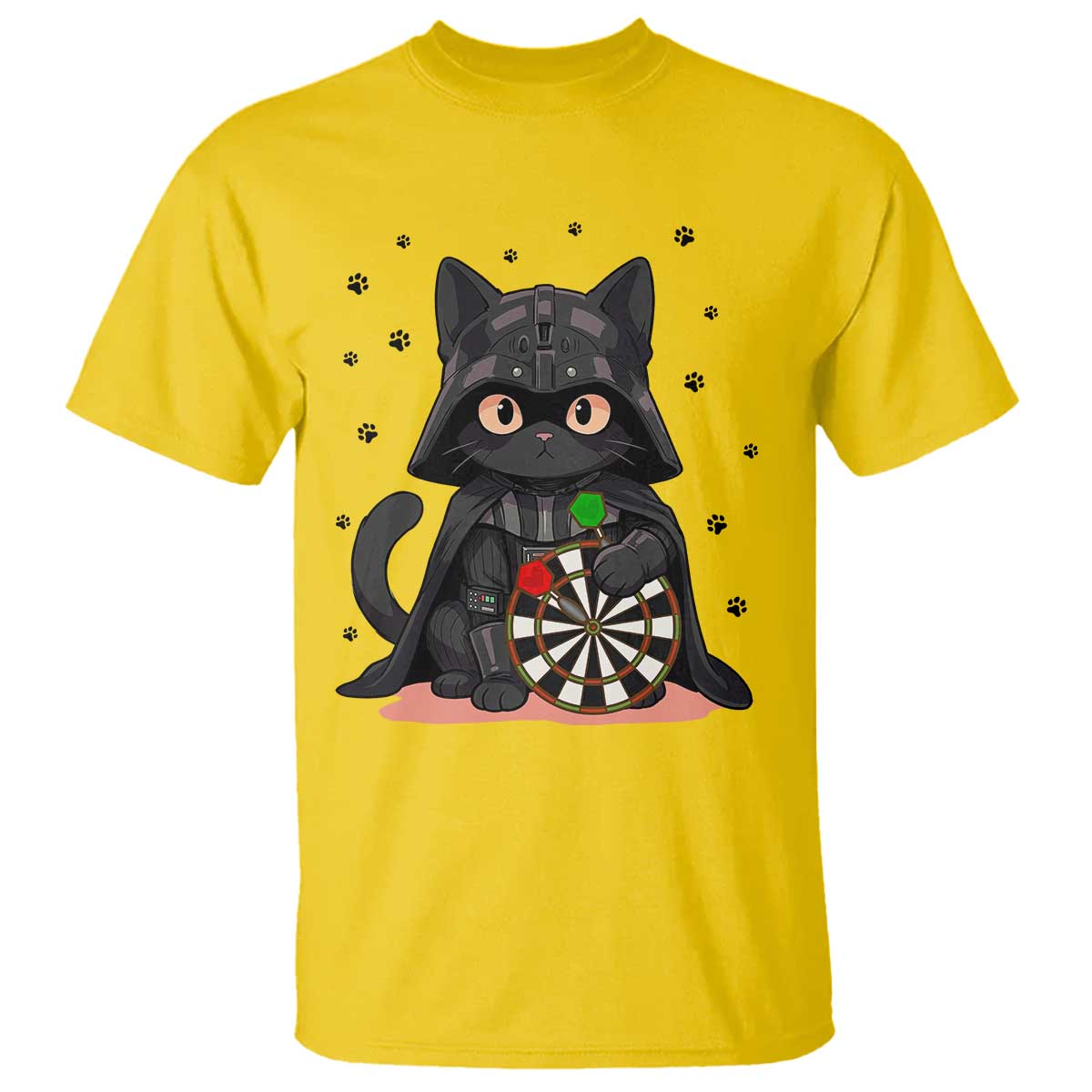Dark Lord Cat Dartist Gift T Shirt Funny Sci Fi Dart Thrower Gift TS12 Daisy Print Your Wear