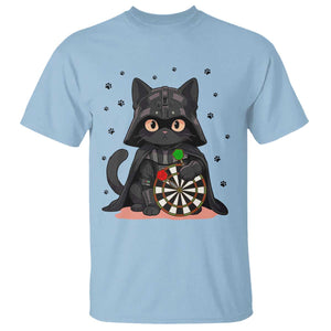 Dark Lord Cat Dartist Gift T Shirt Funny Sci Fi Dart Thrower Gift TS12 Light Blue Print Your Wear