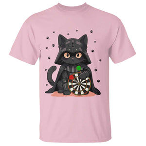 Dark Lord Cat Dartist Gift T Shirt Funny Sci Fi Dart Thrower Gift TS12 Light Pink Print Your Wear