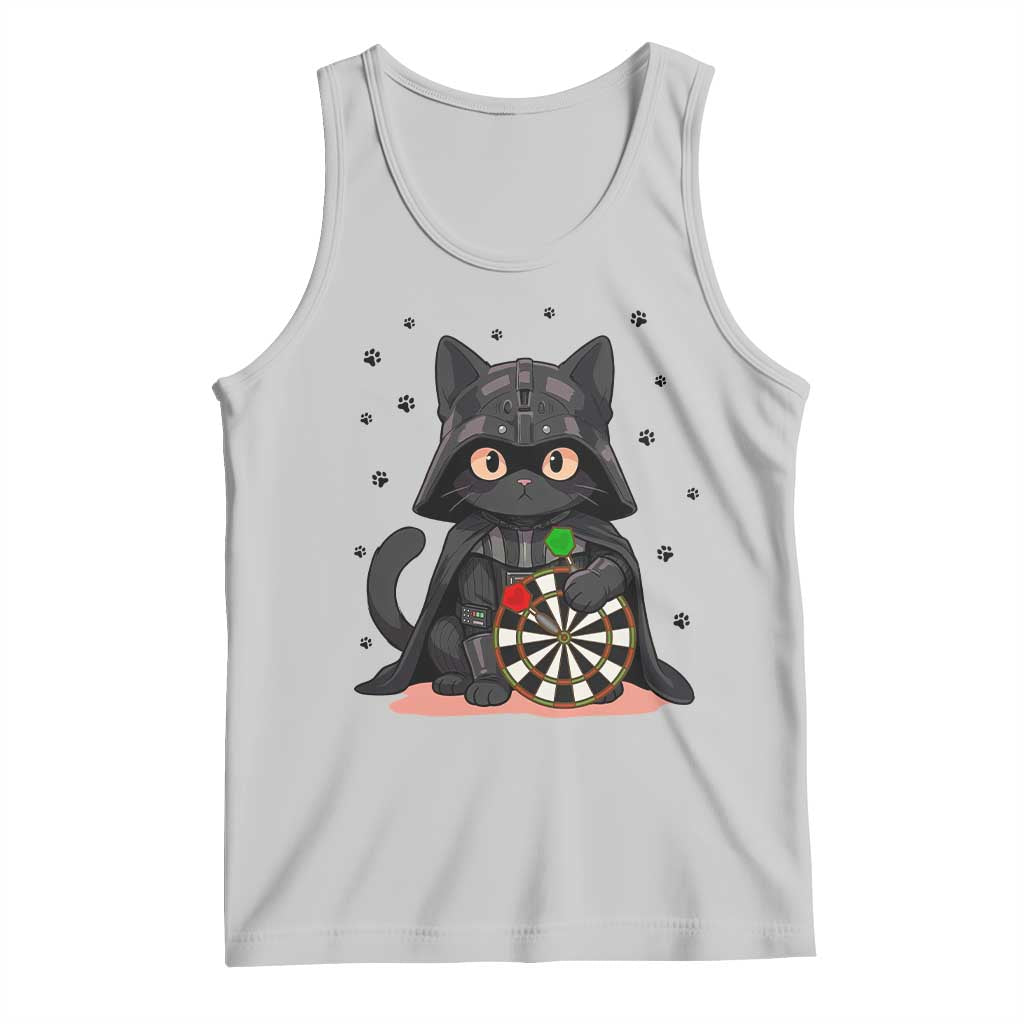 Dark Lord Cat Dartist Gift Tank Top Funny Sci Fi Dart Thrower Gift TS12 Ash Print Your Wear