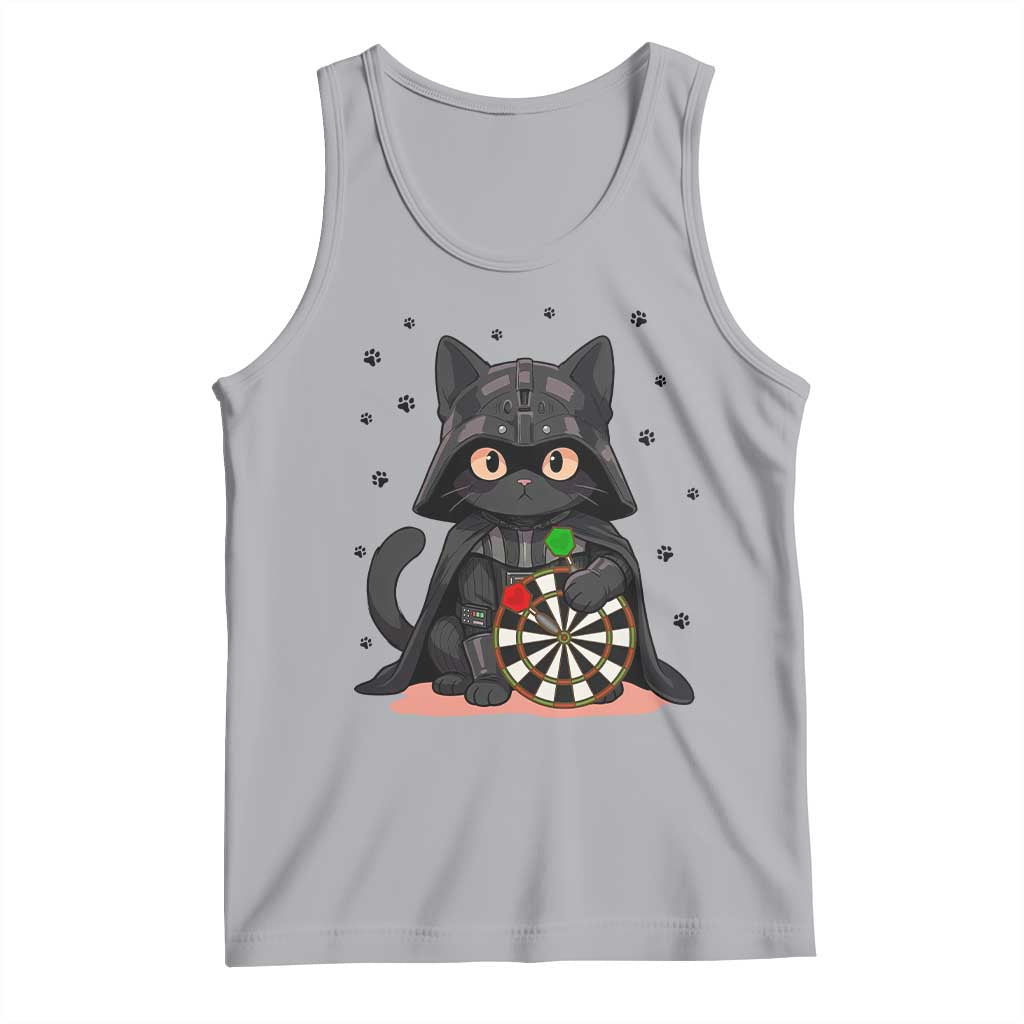 Dark Lord Cat Dartist Gift Tank Top Funny Sci Fi Dart Thrower Gift TS12 Athletic Heather Print Your Wear