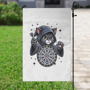 Funny Grim Reaper Cat Dart Player Garden Flag Gothic Dartist Gift TS12 Print Your Wear