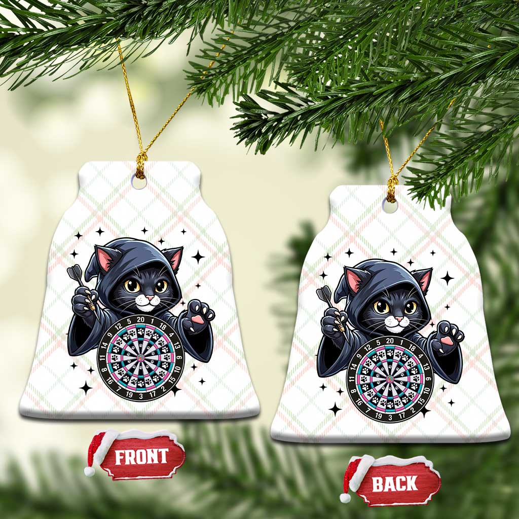 Funny Grim Reaper Cat Dart Player Ceramic Ornament Gothic Dartist Gift TS12 Print Your Wear