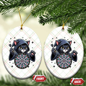 Funny Grim Reaper Cat Dart Player Ceramic Ornament Gothic Dartist Gift TS12 Print Your Wear