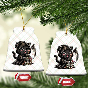 Dark Reaper Cat Throwing Darts Ceramic Ornament Funny Pub Game Gift TS12 Print Your Wear
