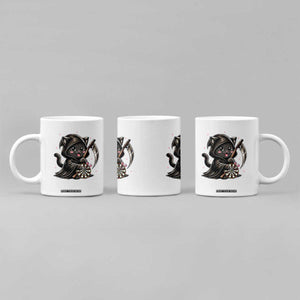 Dark Reaper Cat Throwing Darts Coffee Mug Funny Pub Game Gift TS12 Print Your Wear