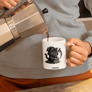 Dark Reaper Cat Throwing Darts Coffee Mug Funny Pub Game Gift TS12 Print Your Wear