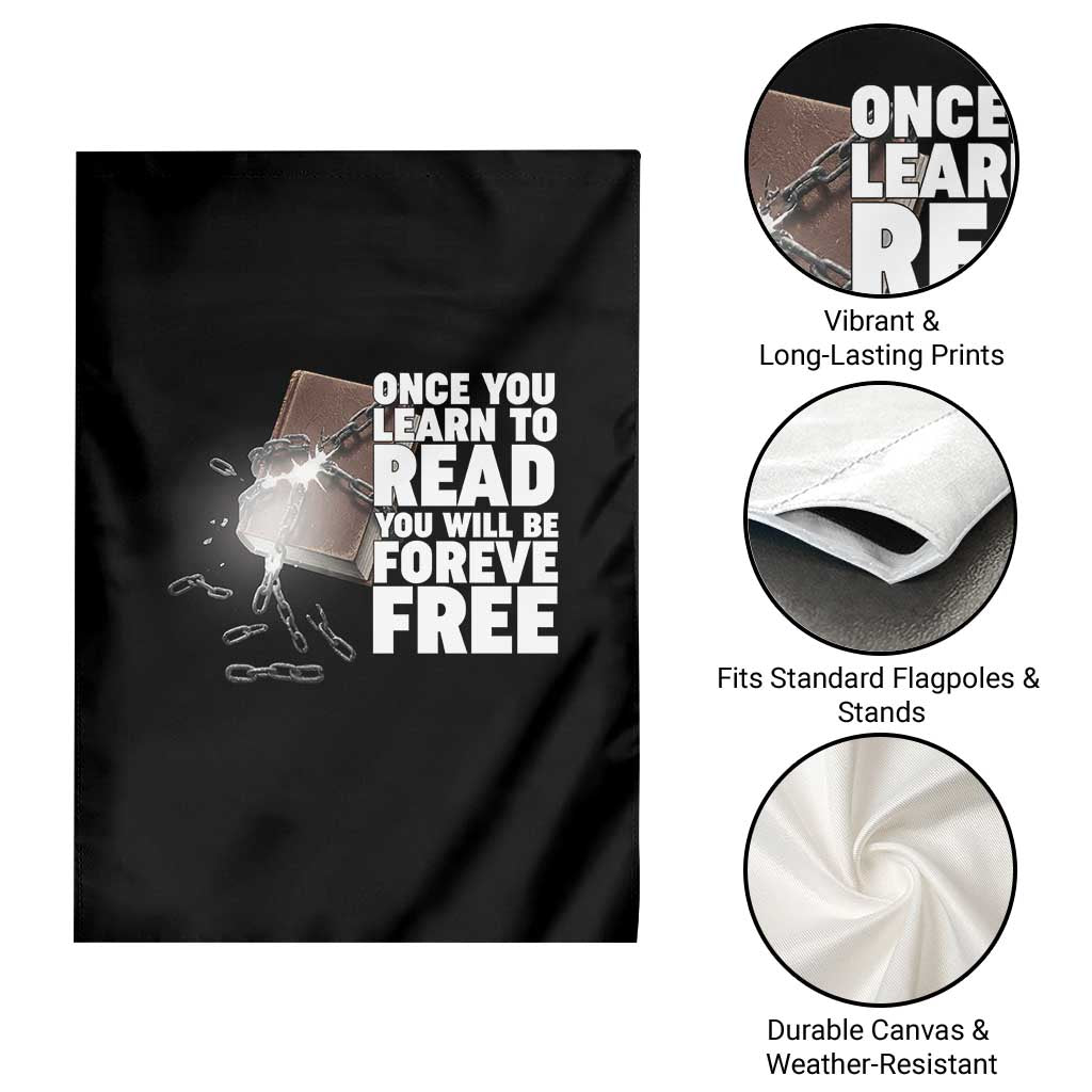 Frederick Douglass Freedom Quote Garden Flag Once You Learn To Read TS12 Print Your Wear