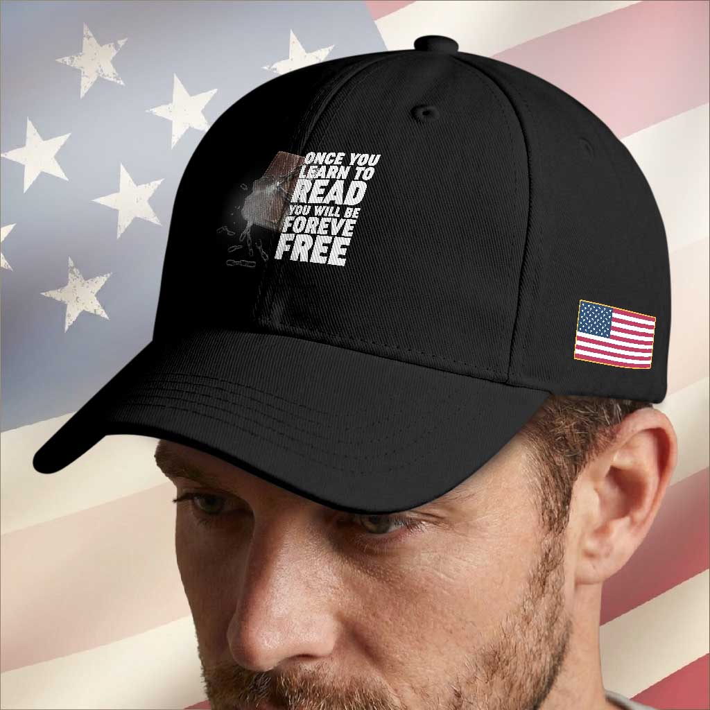 Frederick Douglass Freedom Quote Baseball Cap Once You Learn To Read TS12 Print Your Wear
