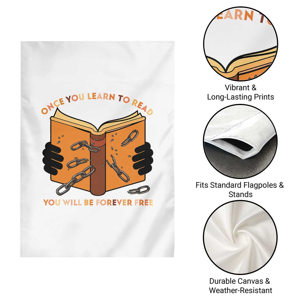 Breaking Every Chain Education Garden Flag Frederick Douglass Quote TS12 Print Your Wear