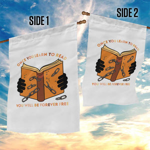 Breaking Every Chain Education Garden Flag Frederick Douglass Quote TS12 Print Your Wear