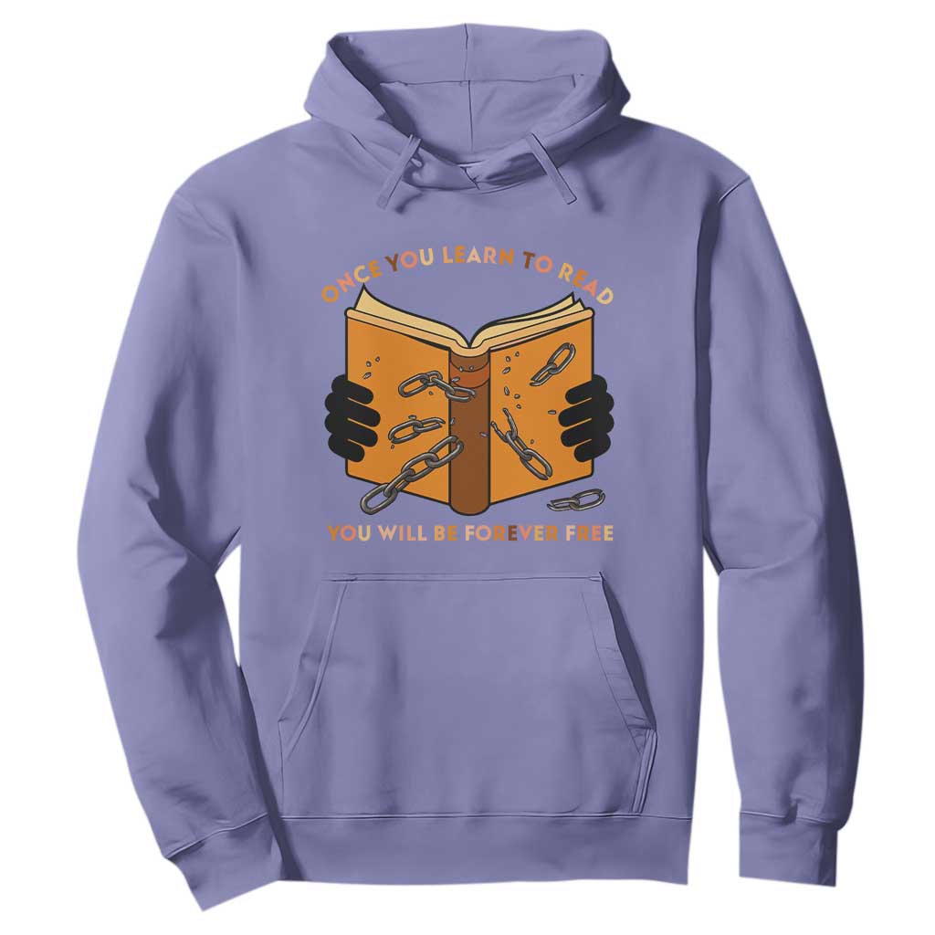 Breaking Every Chain Education Hoodie Frederick Douglass Quote TS12 Violet Print Your Wear
