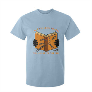 Breaking Every Chain Education T Shirt For Kid Frederick Douglass Quote TS12 Light Blue Print Your Wear