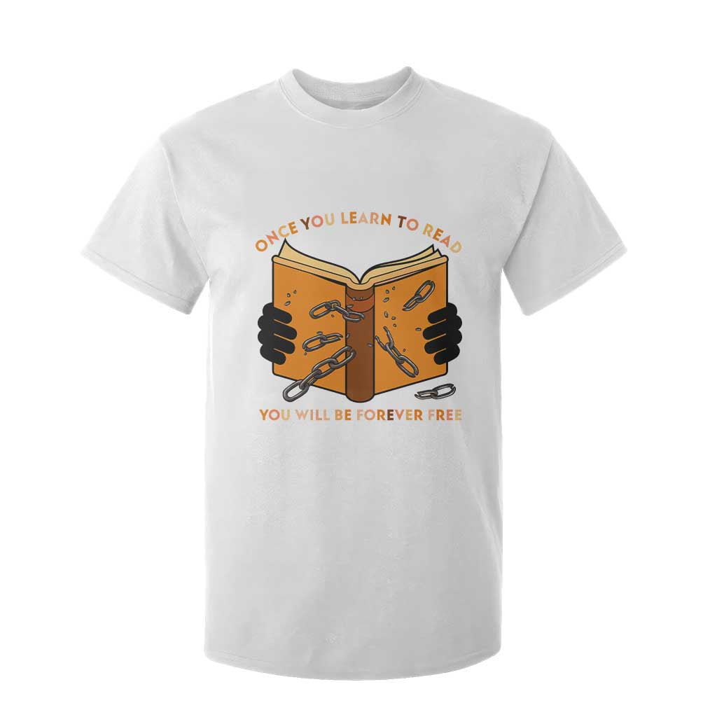 Breaking Every Chain Education T Shirt For Kid Frederick Douglass Quote TS12 White Print Your Wear
