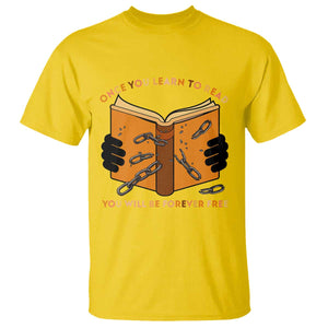 Breaking Every Chain Education T Shirt Frederick Douglass Quote TS12 Daisy Print Your Wear