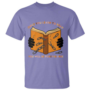 Breaking Every Chain Education T Shirt Frederick Douglass Quote TS12 Violet Print Your Wear