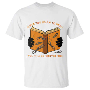 Breaking Every Chain Education T Shirt Frederick Douglass Quote TS12 White Print Your Wear