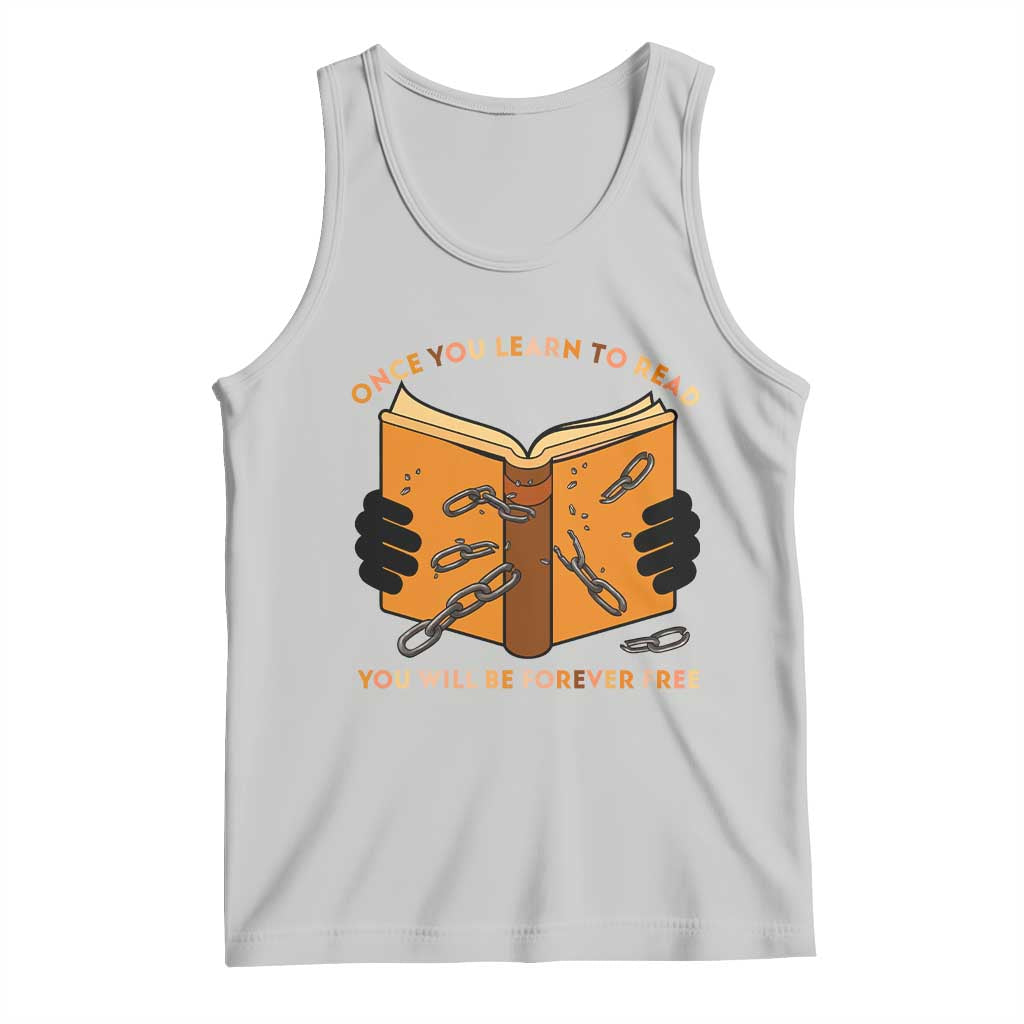 Breaking Every Chain Education Tank Top Frederick Douglass Quote TS12 Ash Print Your Wear