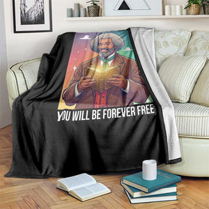 Frederick Douglass Reading And Freedom Throw Blanket African American Heritage TS12 Print Your Wear