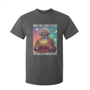 Frederick Douglass Reading And Freedom T Shirt For Kid African American Heritage TS12 Dark Heather Print Your Wear