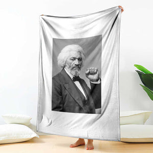 Strong Black History Leader Throw Blanket Frederick Douglass Empowerment TS12 Print Your Wear