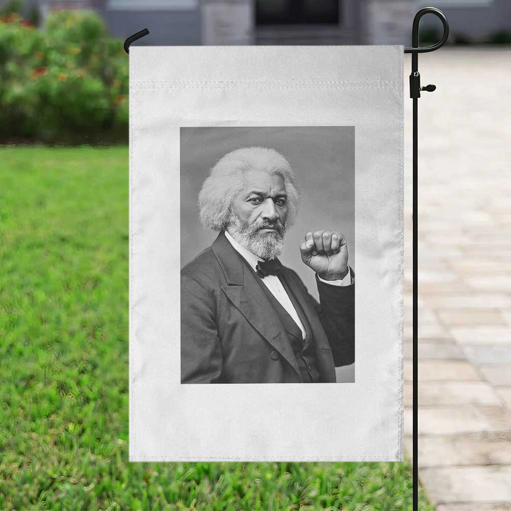 Strong Black History Leader Garden Flag Frederick Douglass Empowerment TS12 Print Your Wear
