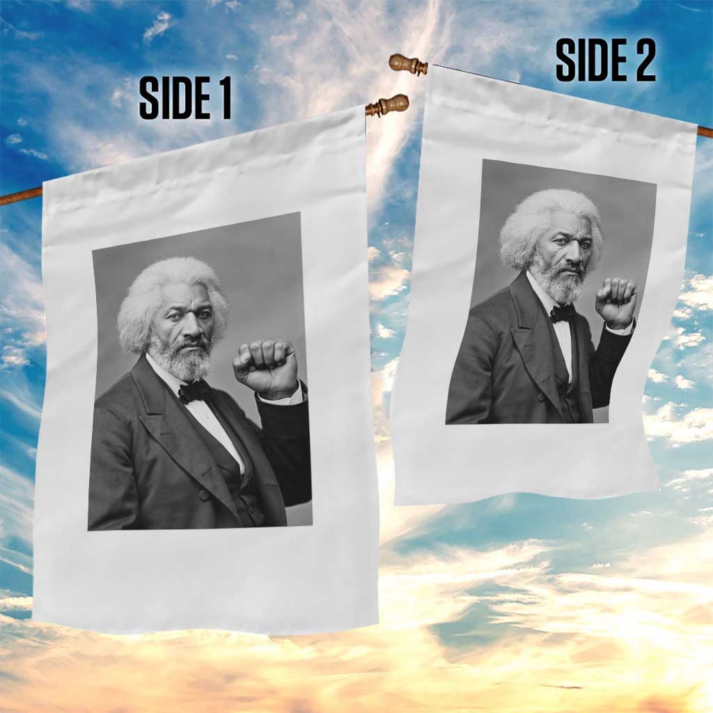 Strong Black History Leader Garden Flag Frederick Douglass Empowerment TS12 Print Your Wear