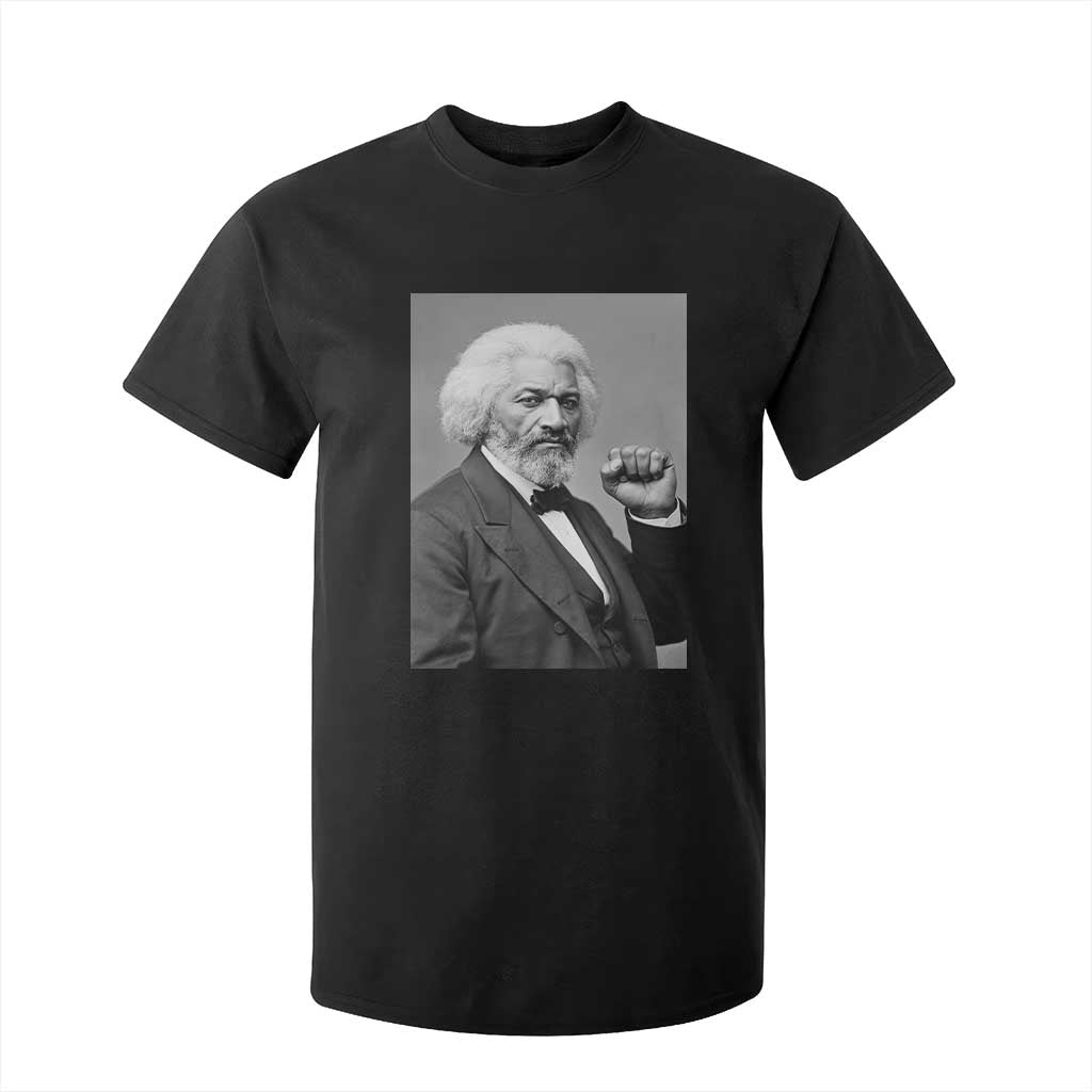 Strong Black History Leader T Shirt For Kid Frederick Douglass Empowerment TS12 Black Print Your Wear