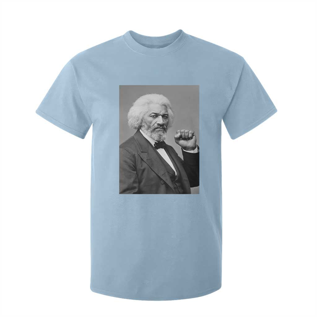 Strong Black History Leader T Shirt For Kid Frederick Douglass Empowerment TS12 Light Blue Print Your Wear