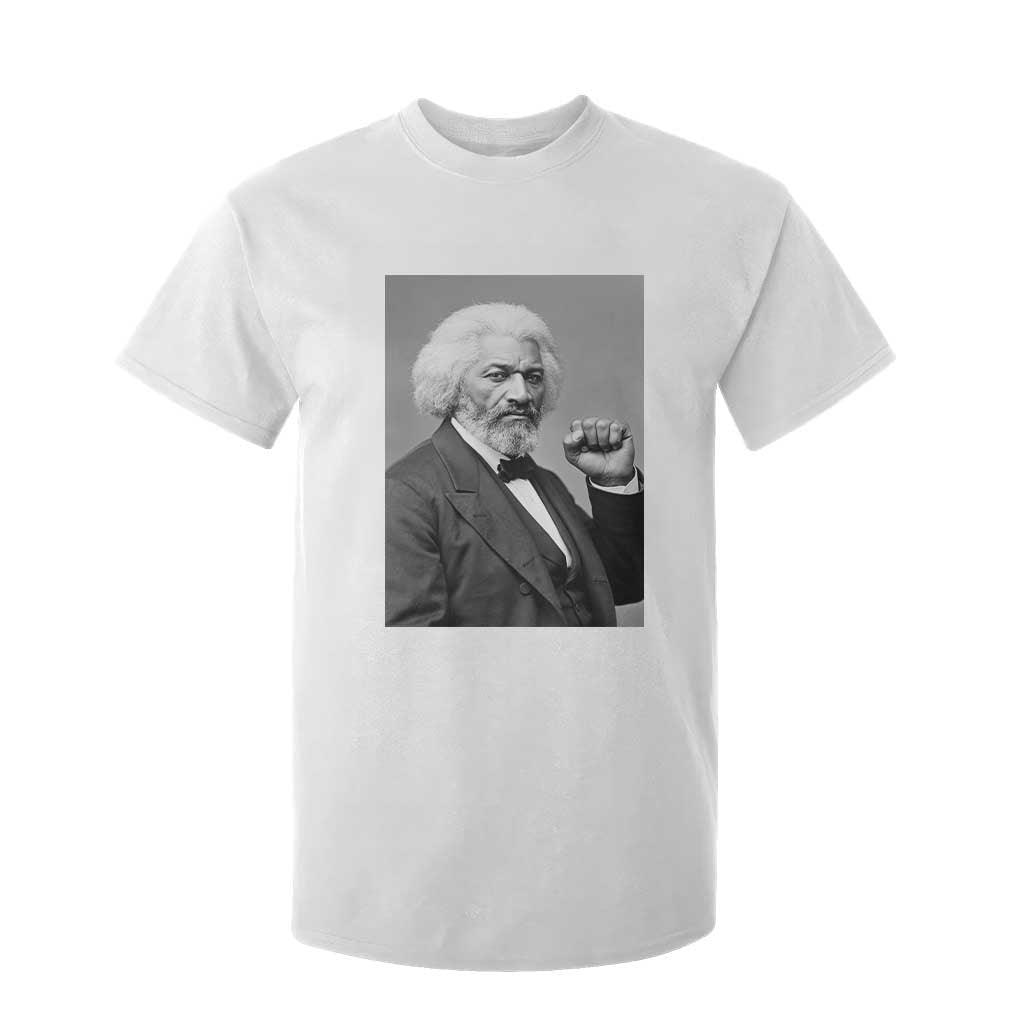 Strong Black History Leader T Shirt For Kid Frederick Douglass Empowerment TS12 White Print Your Wear