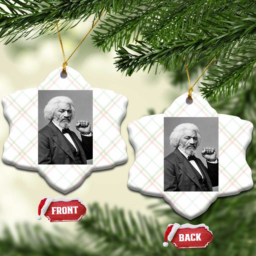 Strong Black History Leader Ceramic Ornament Frederick Douglass Empowerment TS12 Print Your Wear