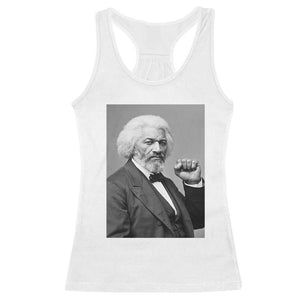 Strong Black History Leader Racerback Tank Top Frederick Douglass Empowerment TS12 White Print Your Wear