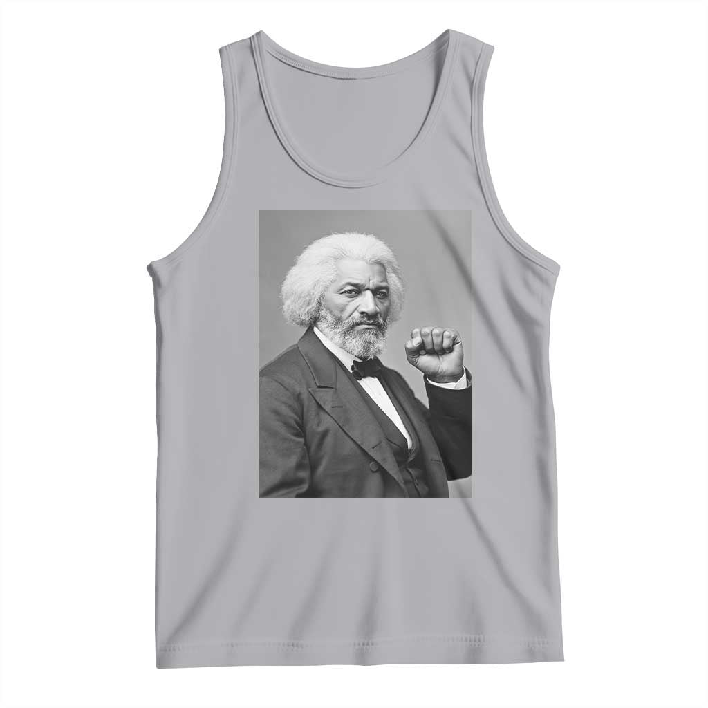 Strong Black History Leader Tank Top Frederick Douglass Empowerment TS12 Athletic Heather Print Your Wear