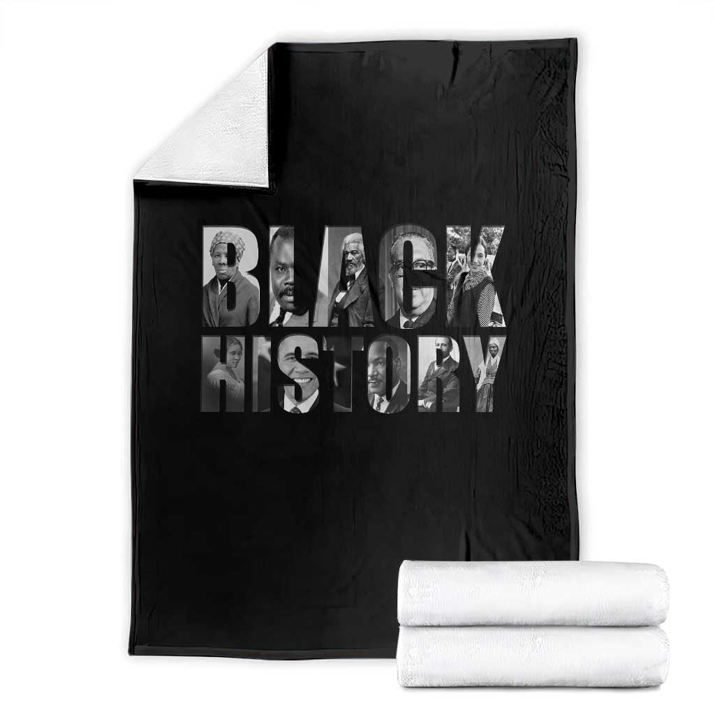 African American Leaders Throw Blanket Black History Month Legends TS12 Black Print Your Wear