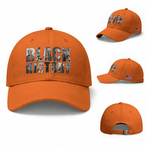 African American Leaders Baseball Cap Black History Month Legends TS12 Baseball Cap Universal Fit Orange Print Your Wear