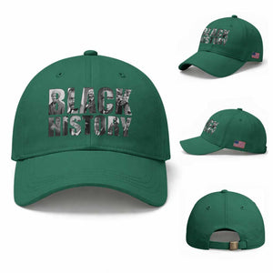 African American Leaders Baseball Cap Black History Month Legends TS12 Baseball Cap Universal Fit Irish Green Print Your Wear