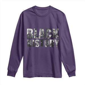African American Leaders Long Sleeve Shirt Black History Month Legends TS12 Purple Print Your Wear