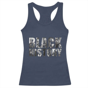 African American Leaders Racerback Tank Top Black History Month Legends TS12 Navy Print Your Wear