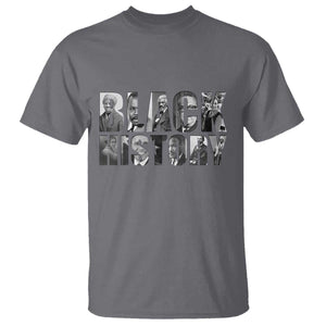 African American Leaders T Shirt Black History Month Legends TS12 Charcoal Print Your Wear